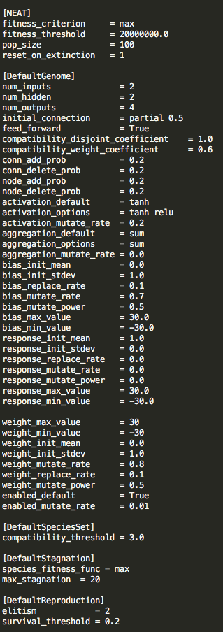 NEAT_Config